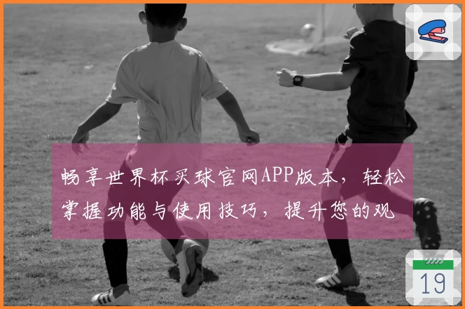 畅享世界杯买球官网APP版本，轻松掌握功能与使用技巧，提升您的观赛体验